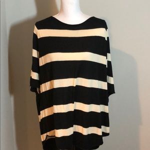 Loft slouchy lightweight stripe sweater